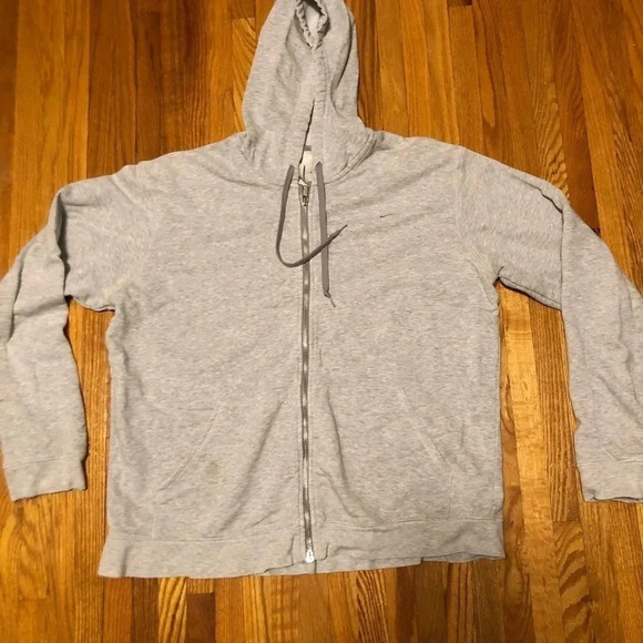 Nike Tops - Nike grey light weight hoodie